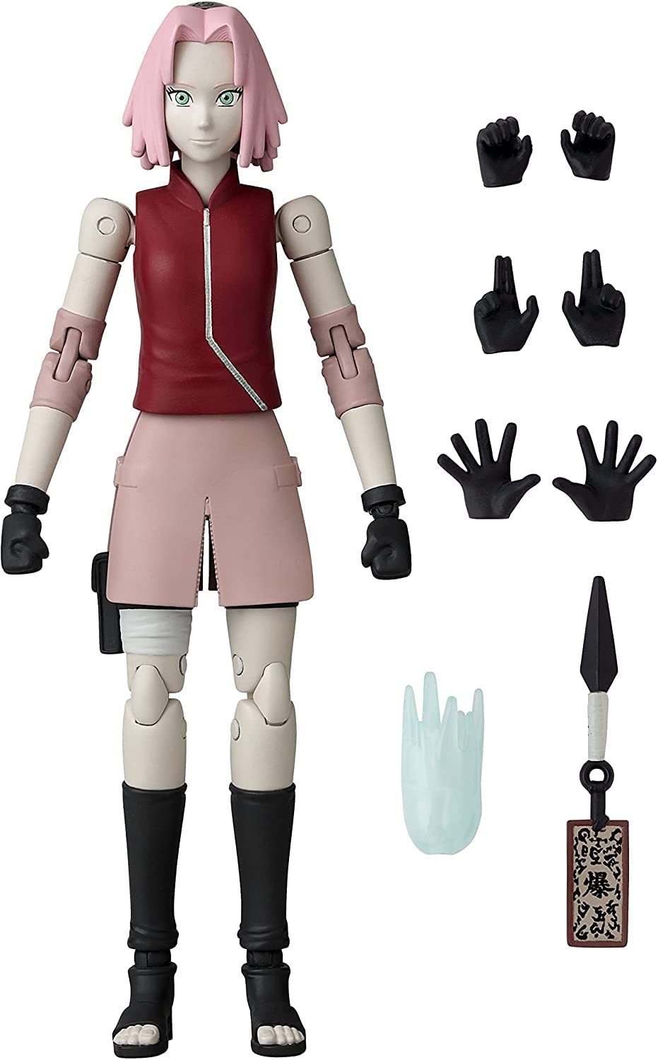 Bandai Naruto Anime Heroes Haruno Sakura Action Figure Toy