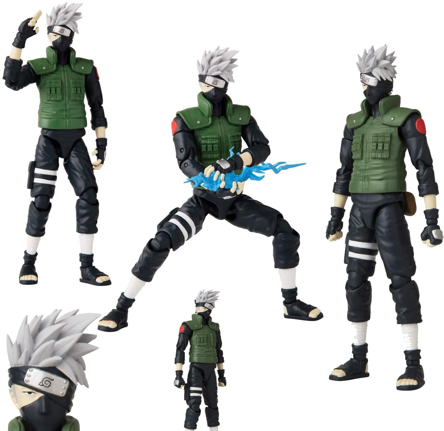 Bandai Naruto Anime Heroes Hatake Kakashi Action Figure Toy