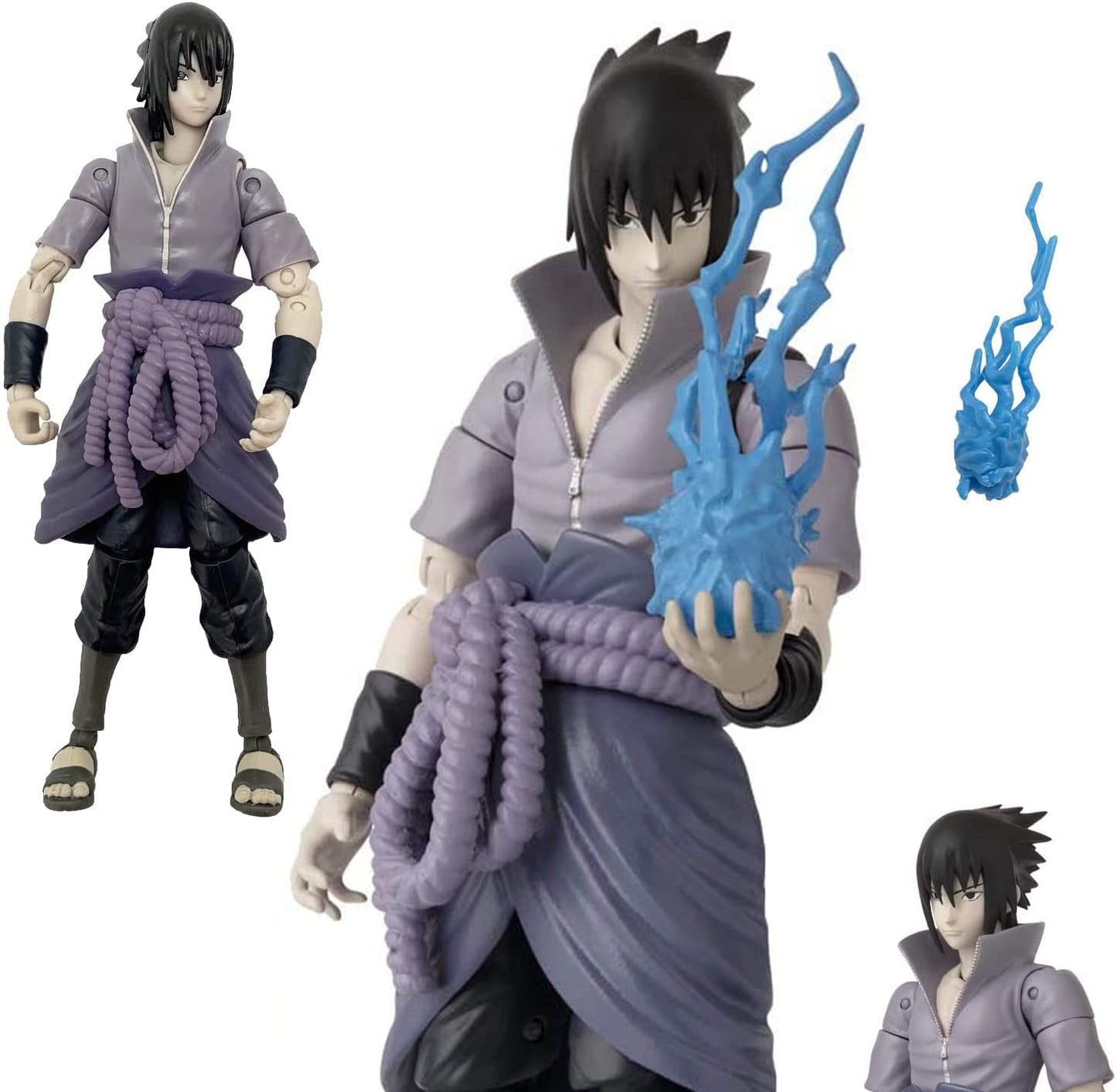 Bandai Naruto Anime Heroes Sasuke Uchiha Action Figure Toy