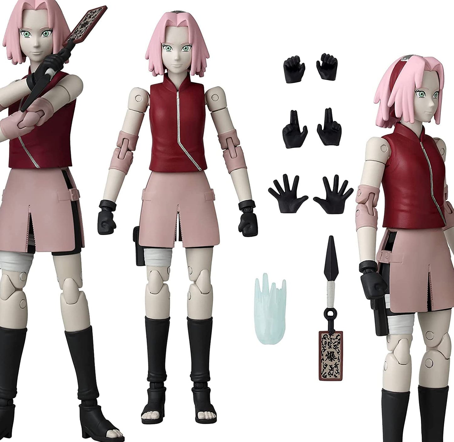 Bandai Naruto Anime Heroes Haruno Sakura Action Figure Toy