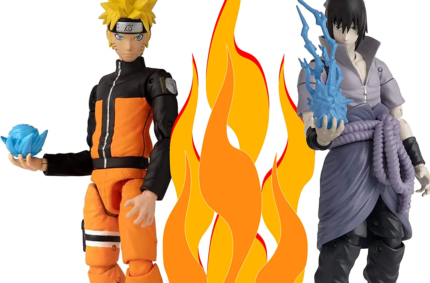 Bandai Anime Heroes Naruto - Naruto Uzumaki 6.5-in Action Figure with  Accessory Pack