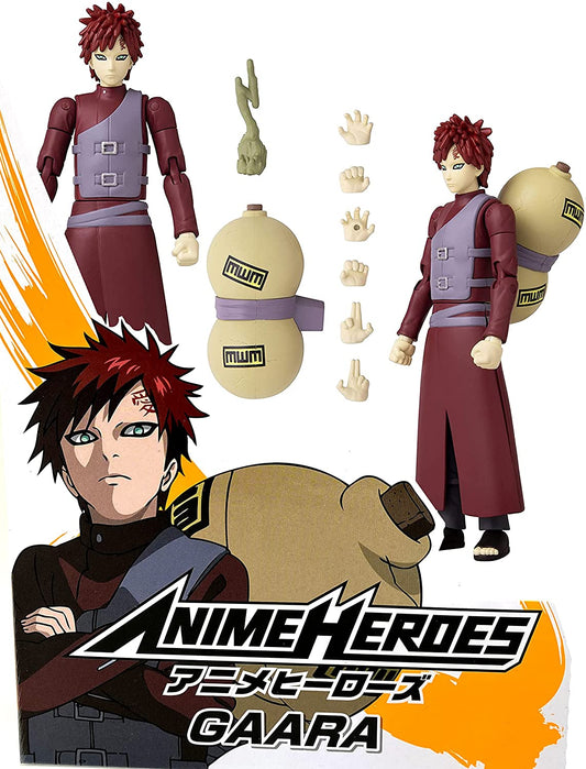 Bandai Naruto Anime Heroes Gaara Action Figure Toy