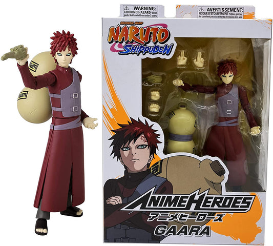 Bandai Naruto Anime Heroes Gaara Action Figure Toy