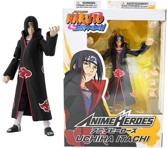 Bandai Naruto Anime Heroes Itachi Uchiha Action Figure Toy