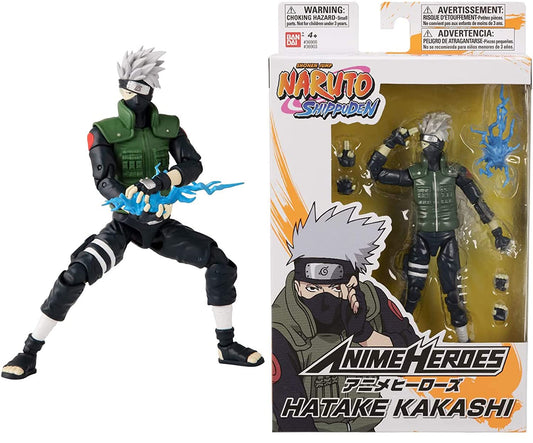 Bandai Naruto Anime Heroes Hatake Kakashi Action Figure Toy