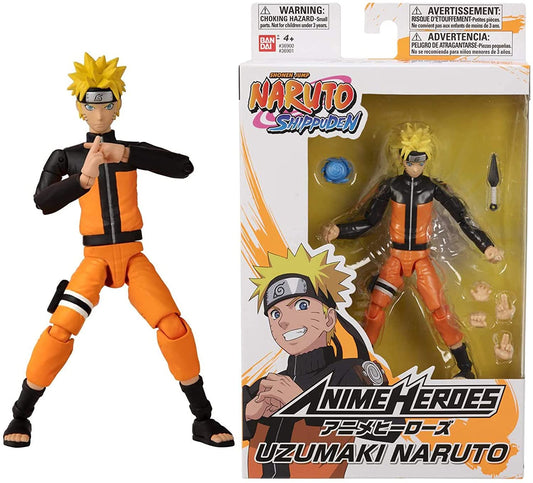 Naruto Shippuden - Uchiha Sasuke & Uzumaki Naruto Rivals Pack - Anime Heroes  - Bandai action figure